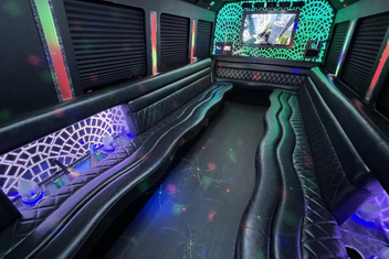 Fairfield Limo Bus Interior