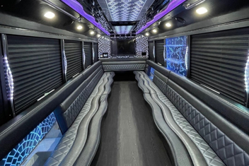 Fairfield Party Bus Interior