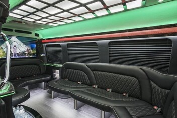 Fairfield Sprinter Party Bus Interior