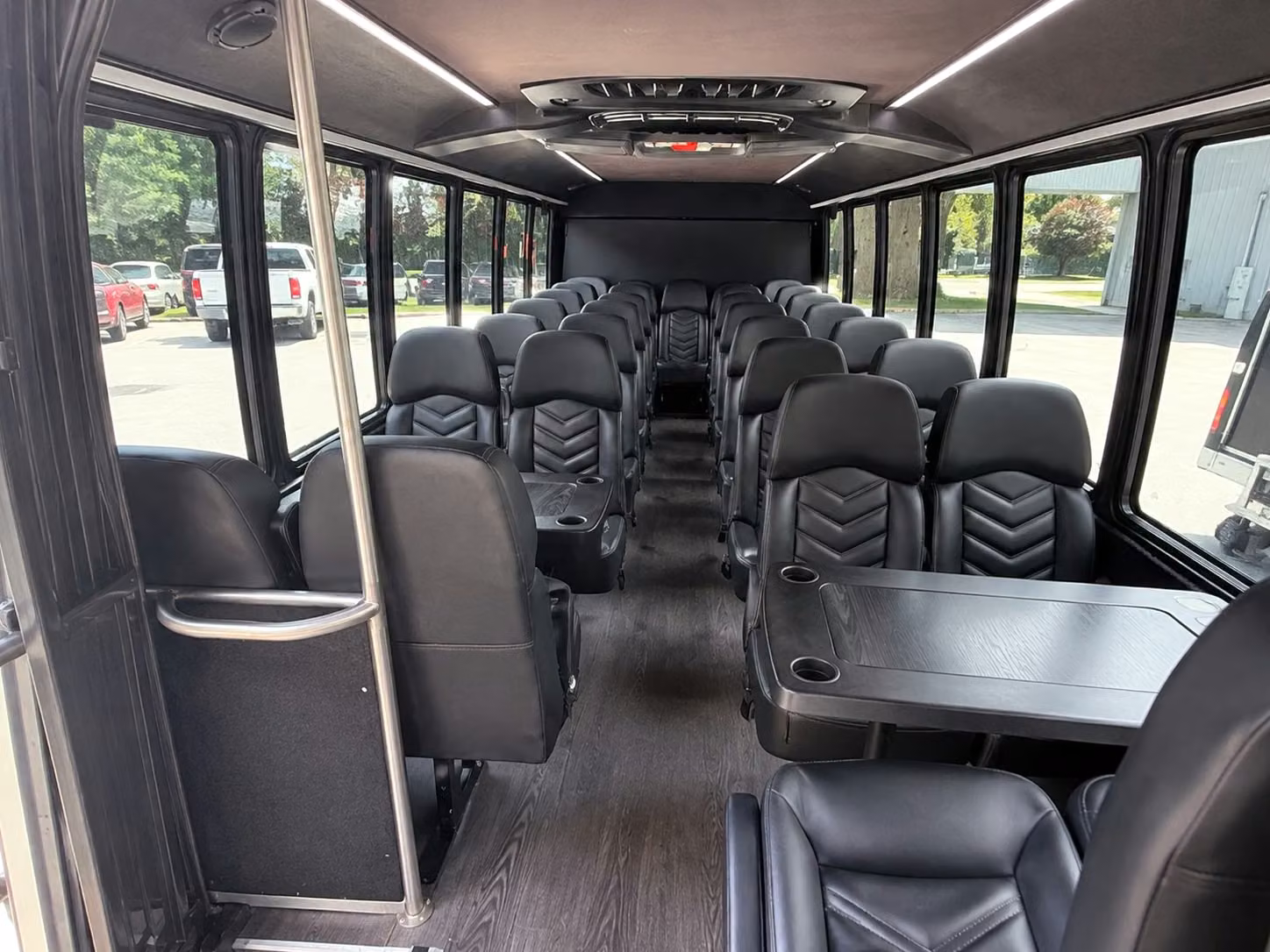 15 passenger minibus interior