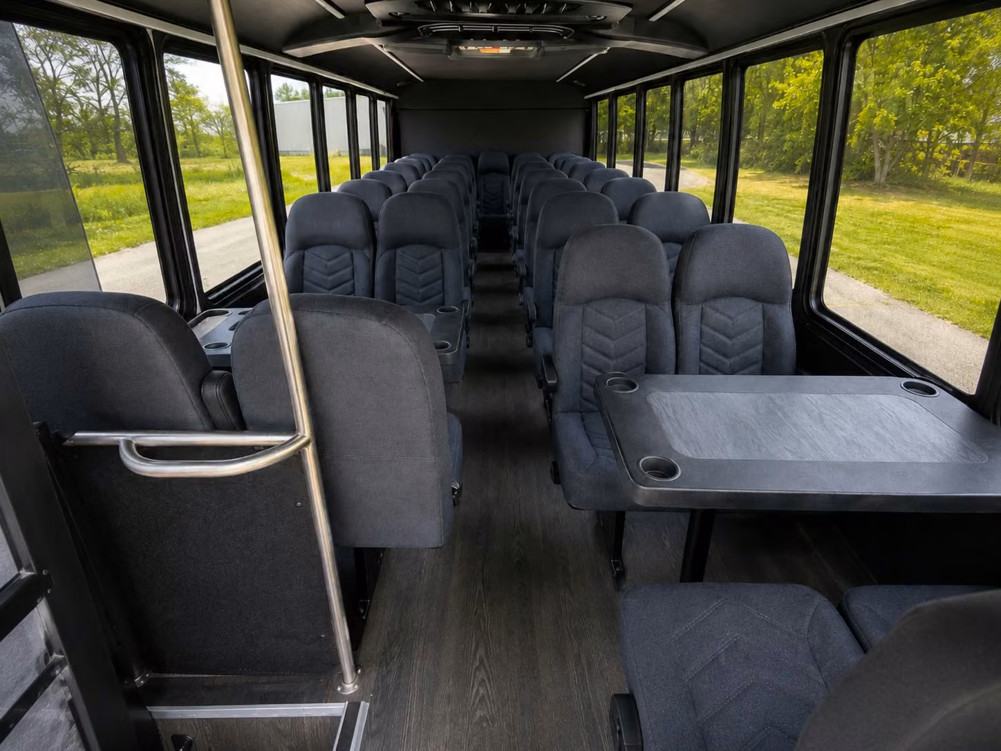 18 passenger minibus interior
