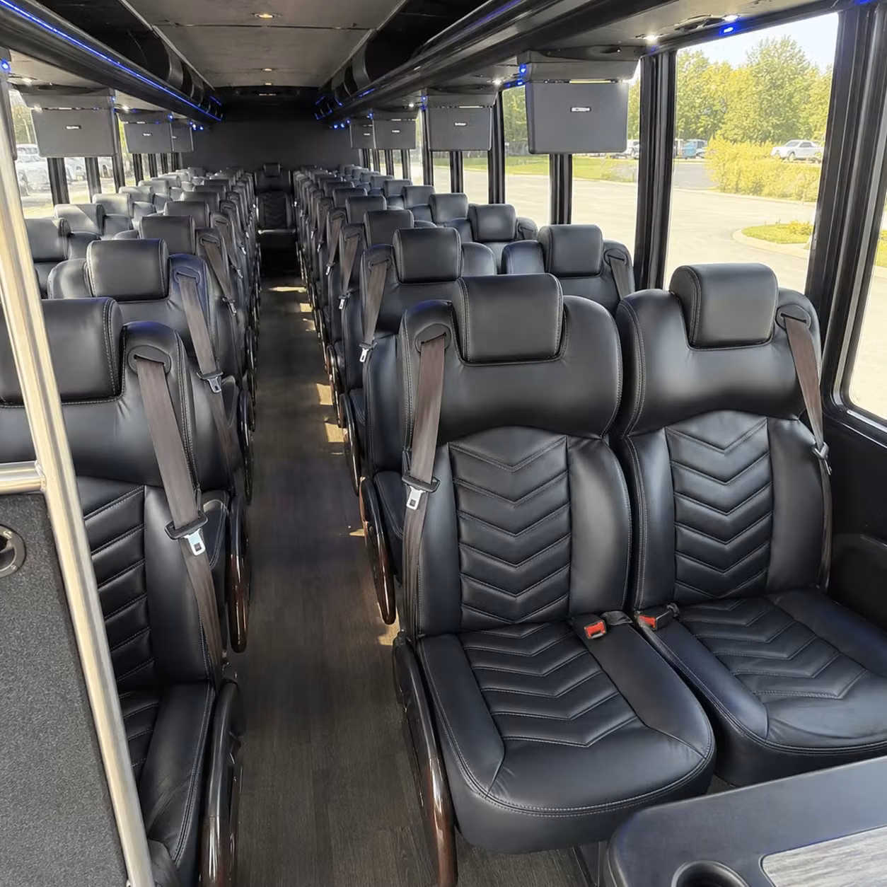 30 passenger minibus inside