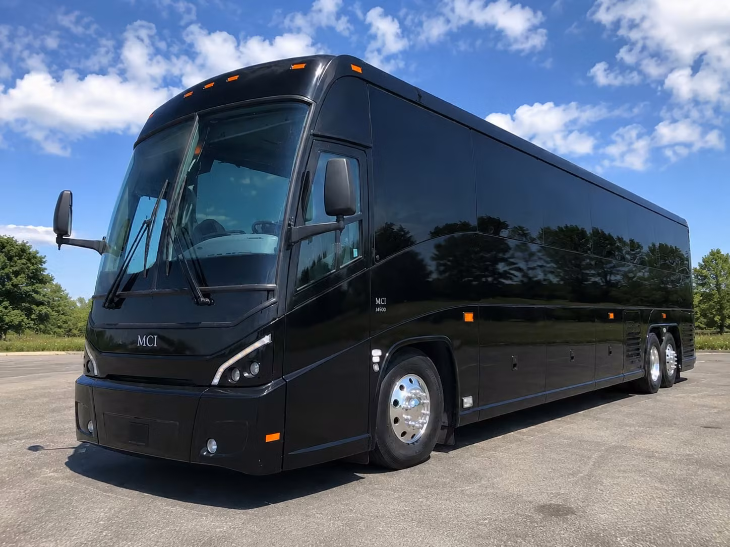charter bus rentals for fairfield weddings and special celebrations