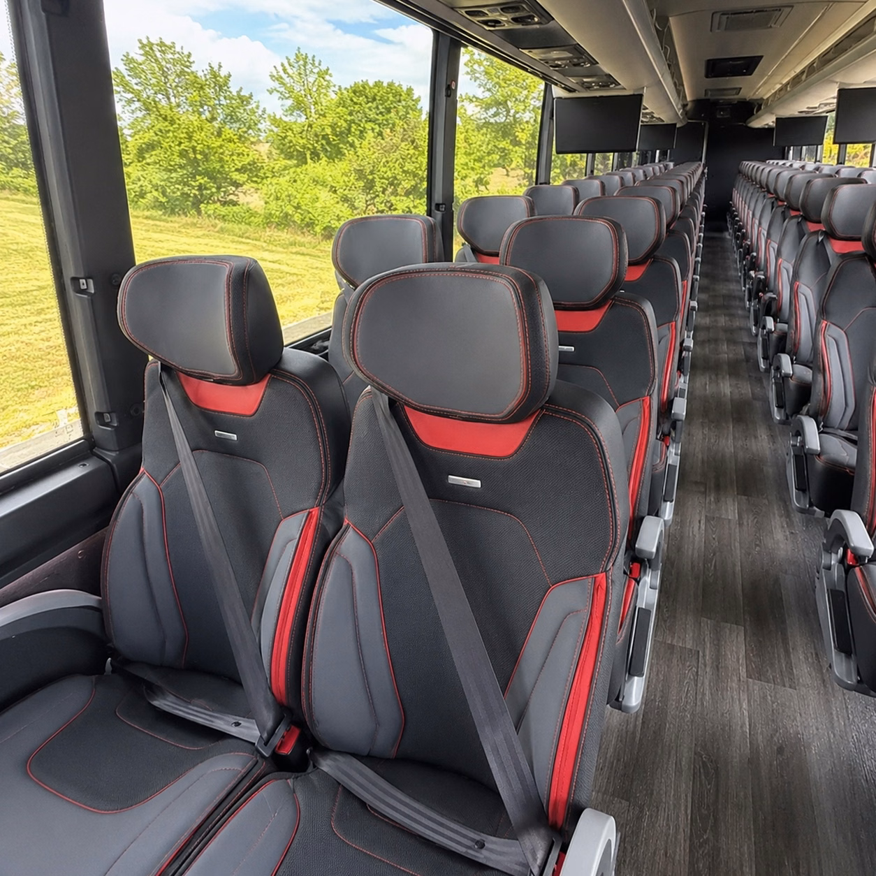 fairfield charter bus interior gallery