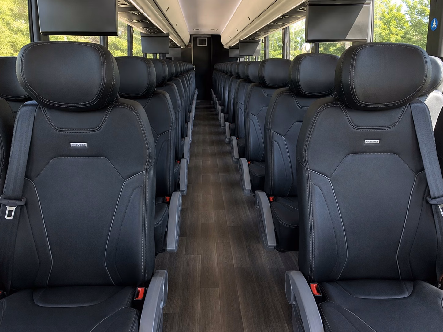 fairfield charter bus interior
