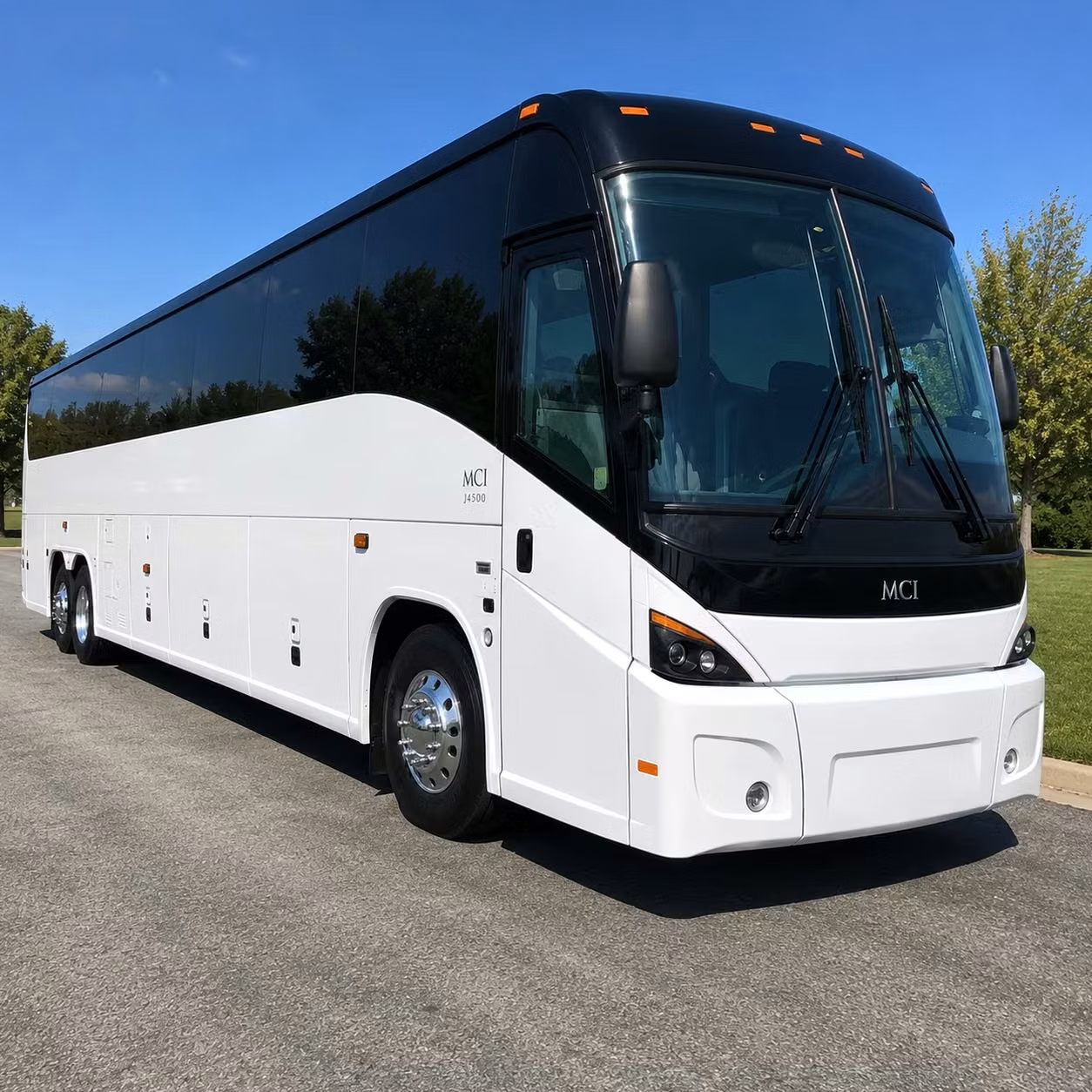 fairfield charter bus rental exterior