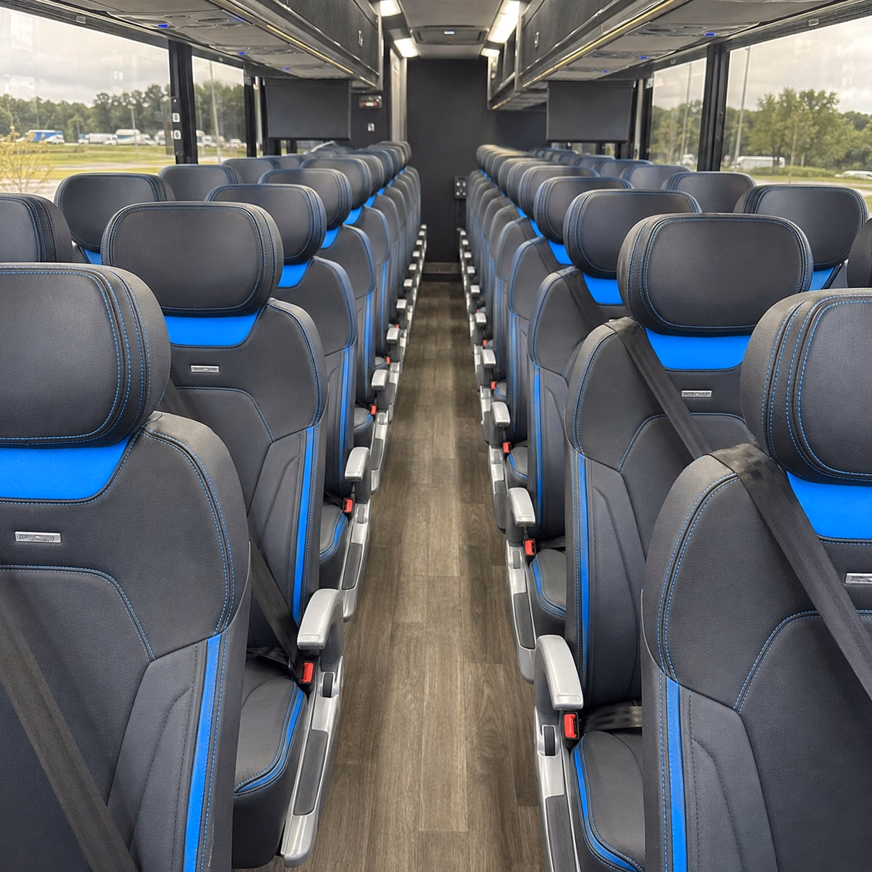fairfield charter bus rental inside