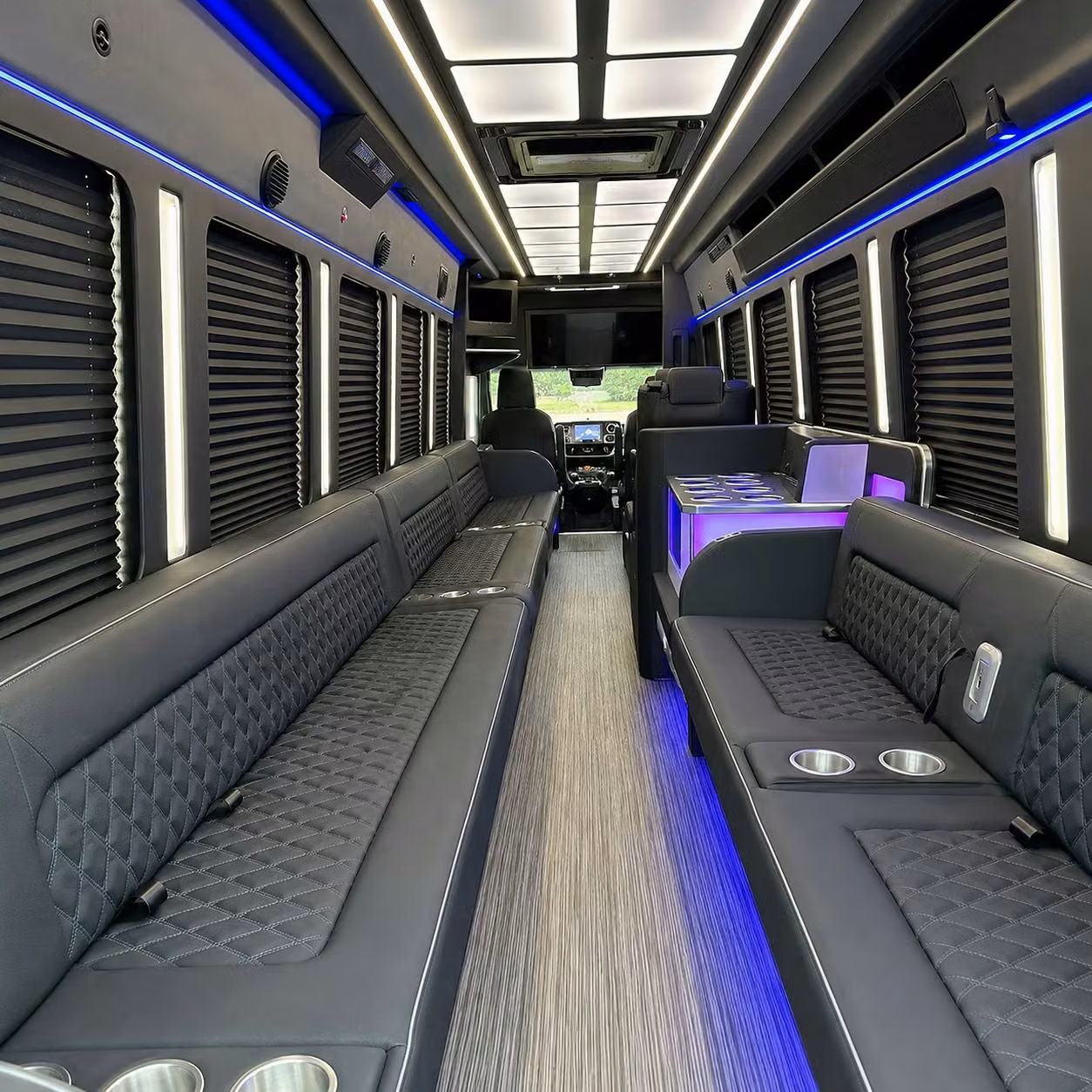 party bus interior